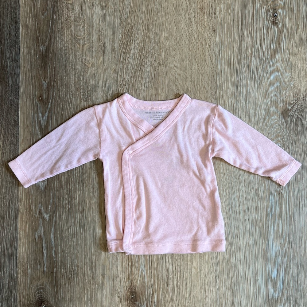 Burt’s Bees Pink Long Sleeve Top | Burt Bees Organic Cotton Tops